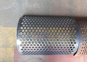 Tubo calandrado de chapa de inox Tubo calandrado de chapa de inox