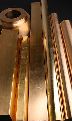 Tarugo de bronze sextavado Tarugo de bronze sextavado