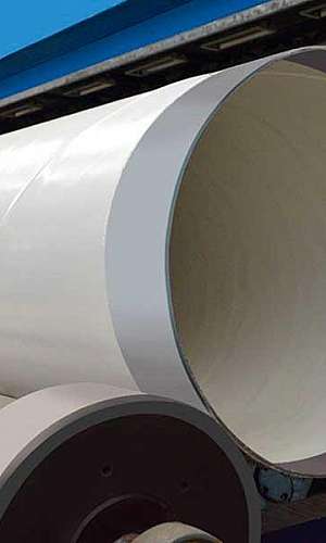 Tubo com costura helicoidal  Tubo com costura helicoidal